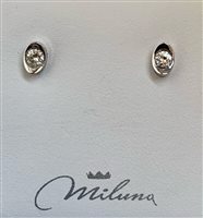 Orecchini Miluna Donna in Oro bianco ERD225